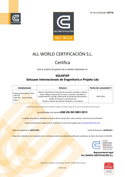ISO 9001-2015 Certificate